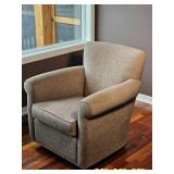 Toupe Tac Swivel Arm Chair