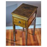 Oriental Lacquer Finish Pedestal Table