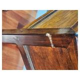 Oriental Lacquer Finish Pedestal Table