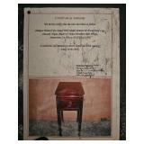 Oriental Lacquer Finish Pedestal Table