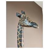 Stunning Hand-Carved Giraffe Sculptures