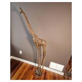 Stunning Hand-Carved Giraffe Sculptures