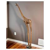 Stunning Hand-Carved Giraffe Sculptures