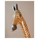 Stunning Hand-Carved Giraffe Sculptures