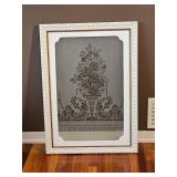 Frosted Glass Neoclassical Bouquet