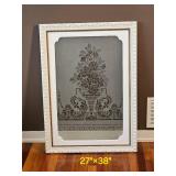 Frosted Glass Neoclassical Bouquet