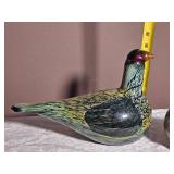 Oiva Toikka Bird Figures Glass Art