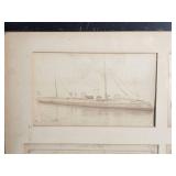 Vintage Steam Ship Post Card Group