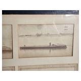 Vintage Steam Ship Post Card Group