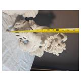 White Glaze Porcelain Foo Dogs