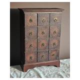 Faux Gator Skin Curio Box