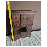 Faux Gator Skin Curio Box