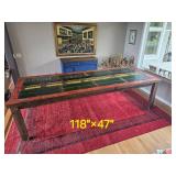 Impressive Folk House Farm Table