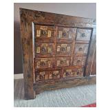 Robust Chinoiserie Apothecary Chest/Server