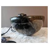 Earthtone Glass Ceramic Fountain