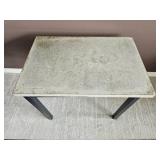 Stab Top Industrial Side Table