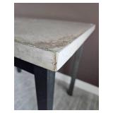 Stab Top Industrial Side Table