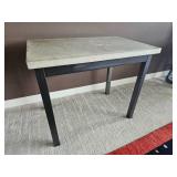 Stab Top Industrial Side Table