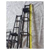 Folksy Ladder Chairs Décor Sculptures