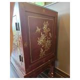 Chinoiserie Painted Standing Console Chest