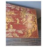 Chinoiserie Painted Standing Console Chest