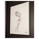 Dancing Nude Wire Sketch A