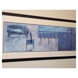 Sofa Blau by Didier Lourenco Décor Print