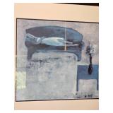 Sofa Blau by Didier Lourenco Décor Print