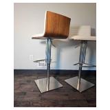 Armen Living Modern Contemporary Crome Barstools