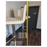 Armen Living Modern Contemporary Crome Barstools