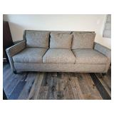 Lee Furniture Contemporary Grey Tac Sofa with Sleeper Insert