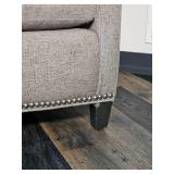 Lee Furniture Contemporary Grey Tac Sofa with Sleeper Insert