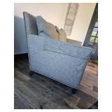 Lee Furniture Contemporary Grey Tac Sofa with Sleeper Insert