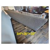 Lee Furniture Contemporary Grey Tac Sofa with Sleeper Insert