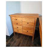 Chic Modern Office Cabinet Cherry Finish