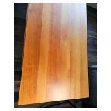 Cherry Finnish Modern Industrial Corner Desk