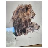 Lion Pride Singed & Numbered Print