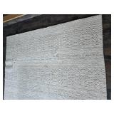 BRC White Handloomed Area Rug