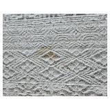 BRC White Handloomed Area Rug