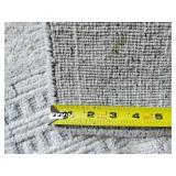 BRC White Handloomed Area Rug