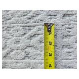 BRC White Handloomed Area Rug