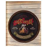 Barrel Lid Bar Décor