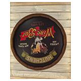 Barrel Lid Bar Décor