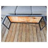 Modern Industrial Patio Cocktail Table