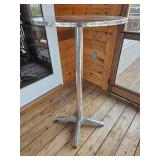 Steel Finish High Top Table