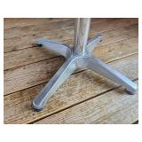 Steel Finish High Top Table