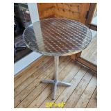 Steel Finish High Top Table