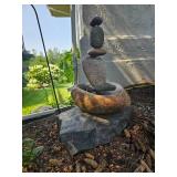 Tranquil Stone Fountain