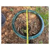 Aqua Green Large Ceramic Planter Pair