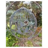 Charming Garden Birdcage Flower Basket